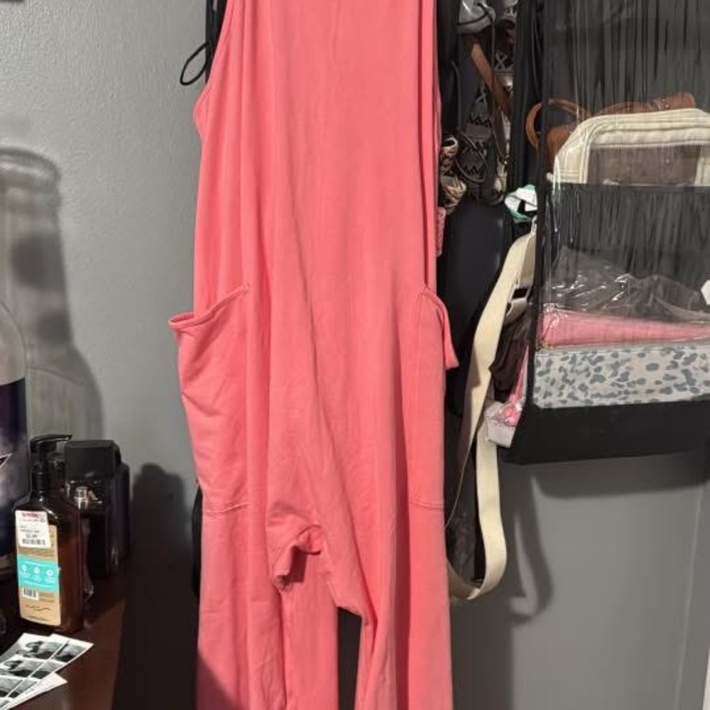 FP Movement by Free People Coral Jumpsuit